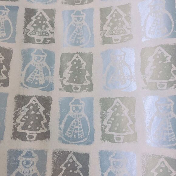 Vintage Silver & Gold Christmas Gift Wrapping Paper Lot - Picture 3 of 4